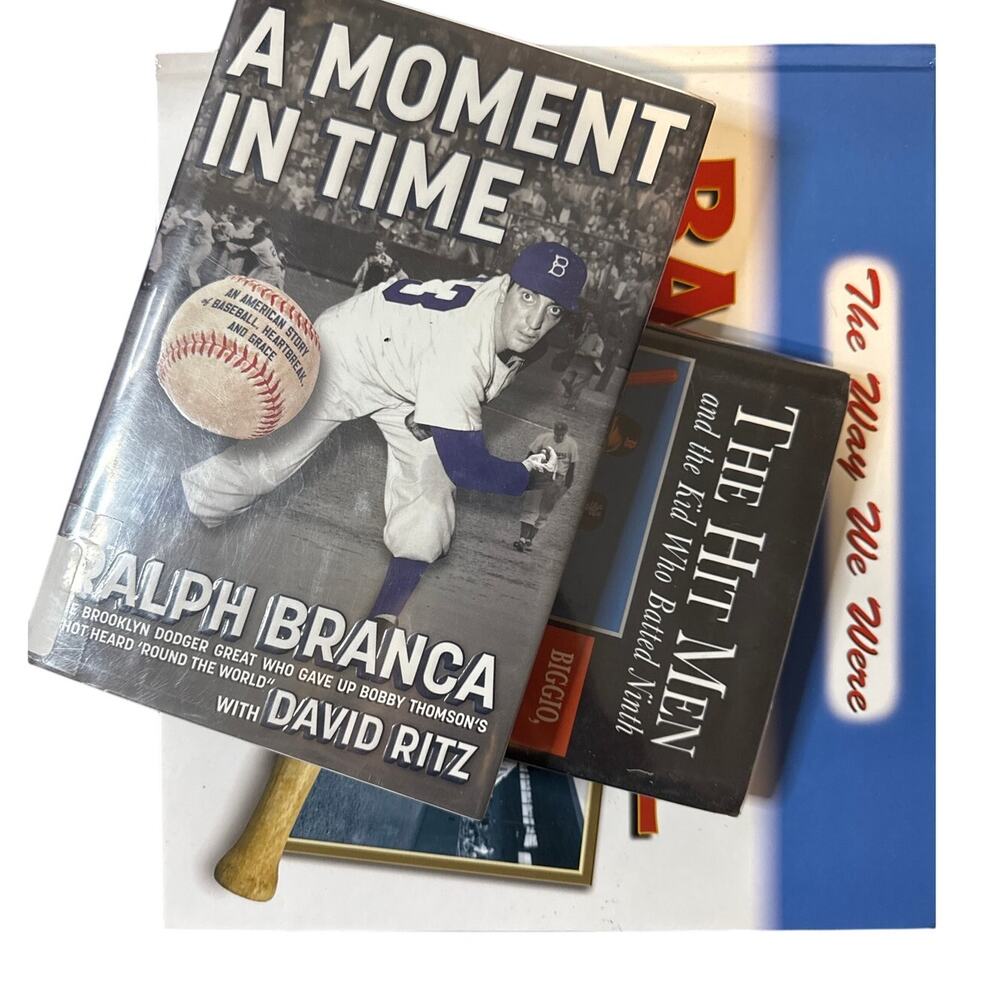 Baseball Book Bundle – A Moment in Time, The Hit Men, The Way We Were Baseball